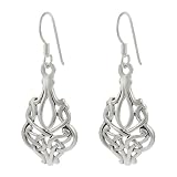 Sterling Silver Celtic Dangling Earrings