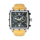 Emporio Armani Watch, Mens Chronograph Mango Rubber Strap AR0594 by Emporio Armani
