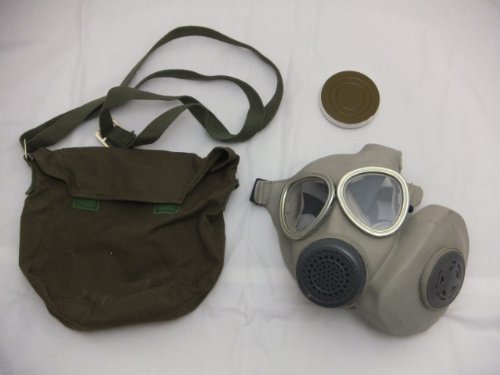 中国人民解放軍 65式ガスマスク レア本物未使用 防毒マスク 毒ガスマスク 毒マスク C007
