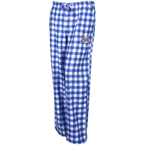 NCAA Los Angeles Clippers Ladies Royal Blue-White Paramount Plaid Pajama Pants (Small)