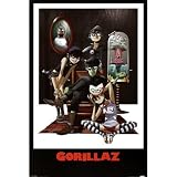 (24x36) Gorillaz Family Portrait Music Poster Print