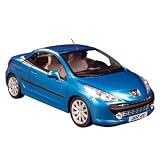 Peugeot 207 Blue Cabrio 1:18 Diecast Car Model Norev 