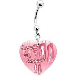 Love To Dance Ballerina Belly Ring