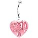 Love To Dance Ballerina Belly Ring