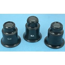 10x 12x 15x Jewelers Watchmakers Eye Loupes Magnifiers