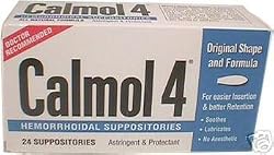 Calmol 4 Hemorrhoidal Suppositories - 24 each, 1 Pack