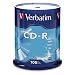 Electronics : Verbatim CD-R, 80 Minute, 700MB 52x Branded, 100 Pack on Spindle