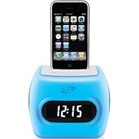 iLive iCP360 Color Changing Clock Radio with Dock for iPhone/iPod, 20 FM Presets and 0.8-Inch LCD Display
