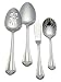Kitchen & Housewares : Reed & Barton Roseland 18/10 Stainless Steel 4-Piece Flatware Hostess Set