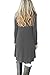 Dress Green Navy Shirt Dress Sleeve Casual(Grey,Large)