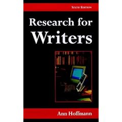 Research for Writers (Writing handbook)