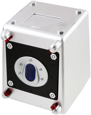 Compact ABS 4-Digit Code Laser Beam Safe Mini Safe Box, Money Bank, Piggy Bank, Money Box