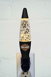 Harley - Black Metal Sparkling Nightlight