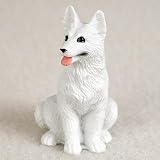 White German Shepherd Tiny Ones Dog Figurine