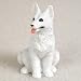 White German Shepherd Tiny Ones Dog Figurine