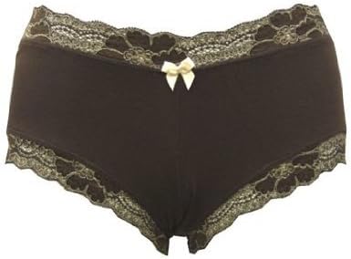 Low Cut Boyshorts (Large, Chocolate Truffle)