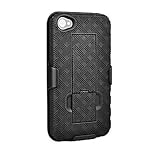 Apple iPhone 4 Shell Holster Combo w/ Kickstand (AIP4HOC) (Bulk Packaging)