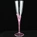Pink Plastic Toasting Flute -1 Count