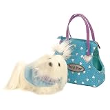 Battat Pucci Maltese Pup and Sparkle Heart Carrying Bag