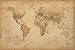 Antique WORLD MAP Poster