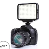 Rechargeable Ultra-Bright Dimmable 120 LED Camera Light for Sony SLT A77 / A65 / A57 and More DSLR Cameras **Includes Cardreader **