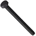 Metric Black Nylon 6/6 Hex Cap Screw, USA Made, M3 - 0.5, 42 mm Length, Fully Threaded (Pack of 100)