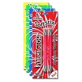 PlasmaGlow | 10109 | LED Softstix Tube - 2-Color - 6 Inch - Green And Red