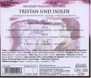 Cover image : Wagner: Tristan und Isolde (complete) [Germany]