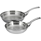 Calphalon Contemporary Stainless 8 & 10 Inch Fry Pan Set