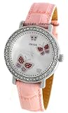 GUESS Womens Silver Butterfly Dial Watch