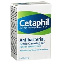 Cetaphil Antibacterial Gentle Cleansing Bar 4.5 OZ
