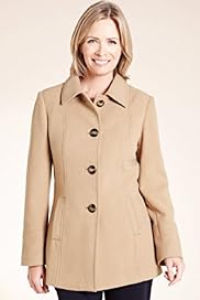 Classic Collection New Wool Blend Single Breasted Coat
