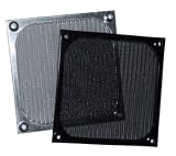 PCToys 80mm Aluminum Fan Filter Silver