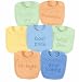 Baby Boy ~7-Pack Bib Set ~ Attitude