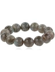 14mm Labradorite Beaded Stretch Bracelet