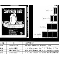 12 Watt Cobra Heat Mat (for 10 - 20 Gallon Terrariums)