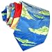 Forzieri Hole in The Ozone Silk Tie Blue Ground