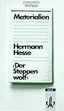 Produkt-Bild: Der Steppenwolf. Materialien