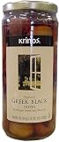 Krinos Greek Black (Amphissa) Olives 1 Lbs Jar