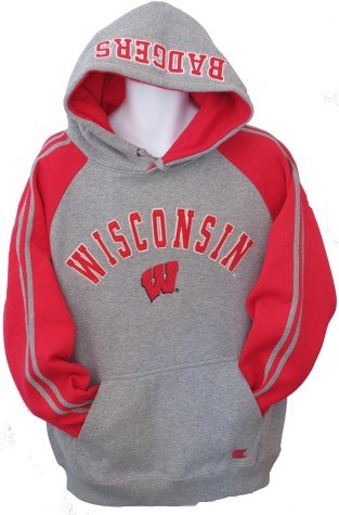 Buy Men`s Wisconsin Badgers Heather Gray All Star Hoodie