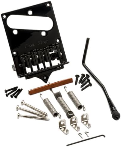 Trem King Vibrato TKS-2 BK Fixed Bridge Vibrato for Electric Guitar TKS-2 Black