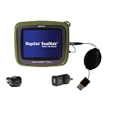 Retractable USB Hot Sync Compact Kit with Car & Wall Charger for the Magellan Crossover GPS 2500T - Gomadic Brand w/ TipExchange Technology