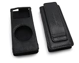 Apple iPod nano 2nd Generation (8GB) Designio Leather Sleeve (Black (with belt clip))