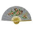 Hand-painted Folding Decorative Wall Fan - Butterfly & Flower Design