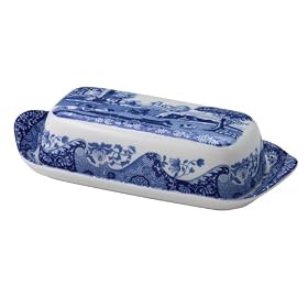 Buy Spode Blue Italian Covered Butter Dish