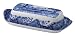 Spode Blue Italian 8-by-4-by-2-Inches Butter Dish and Cover