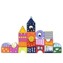 Educo 861356 - Fantasie Holzbausteine Schloss