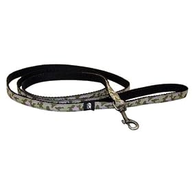 EK Ekcessories 10360C-D73-AM Designer Big Wolf 6' Pink Flower Dog Leash