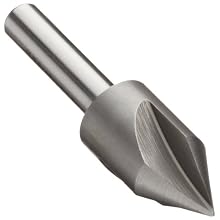 Alvord Polk 179-0 High-Speed Steel Center Reamer, 60 Degree Angle, 3-Flute, Uncoated (Bright)