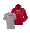Russell Athletic Nebraska Sweatshirt and Tee Combo Pack